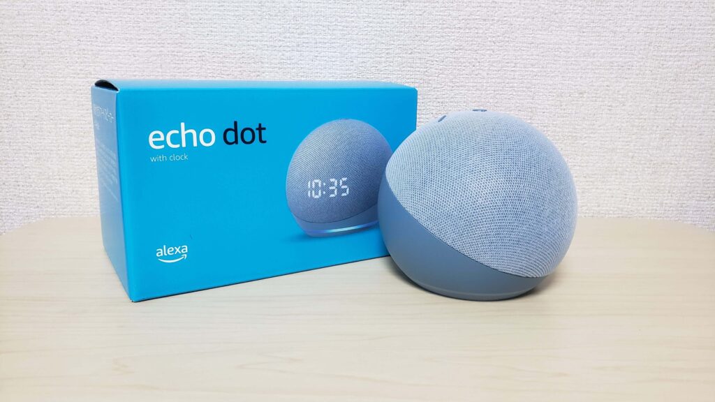 Amazon Echo Dot(時計付き)【本体デザイン】
