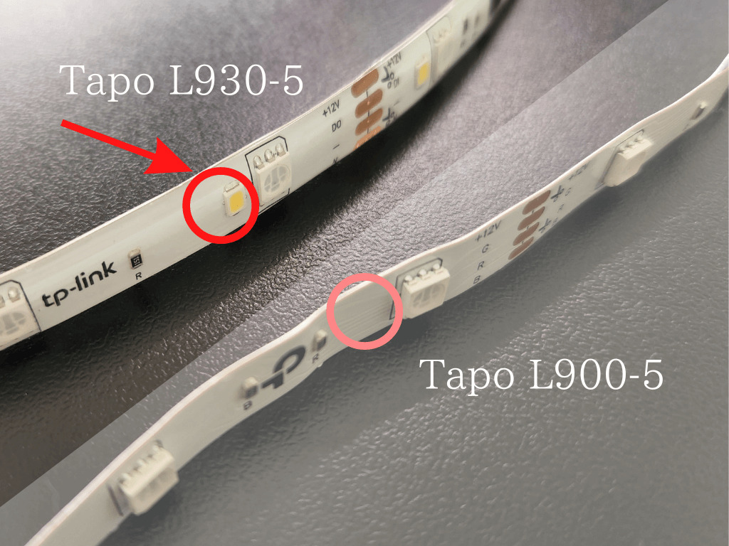 Tapo L930-5レビュー！10cm毎カット&調色できるledテープライト