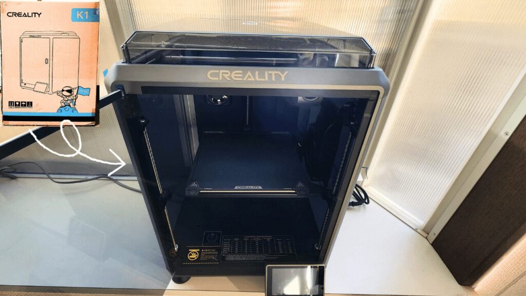 Creality K1の外観と付属品